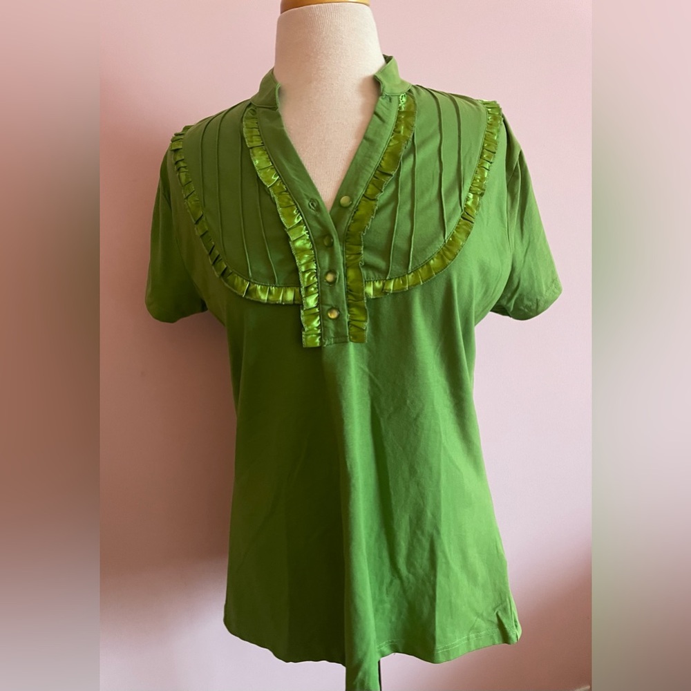 Elegant Green Top